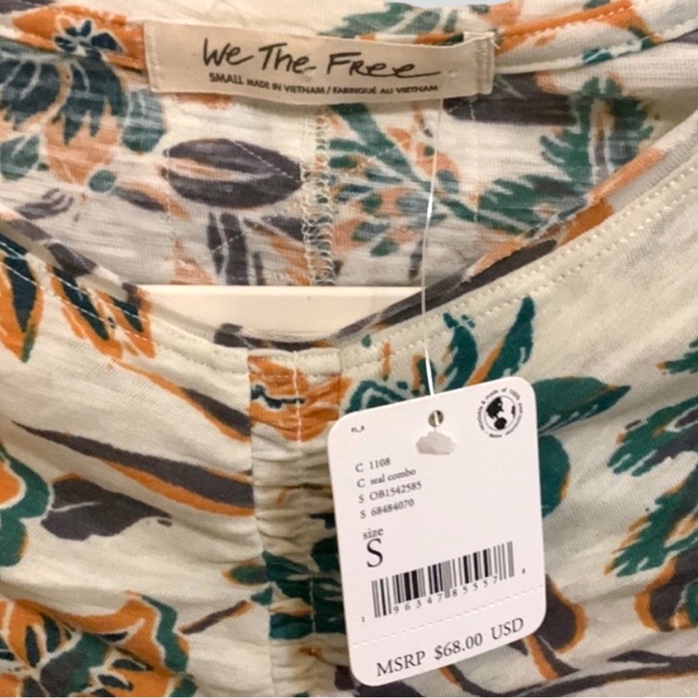 Free People Dreamed of You Long Sleeve Tee NWT - Picture 13 of 13